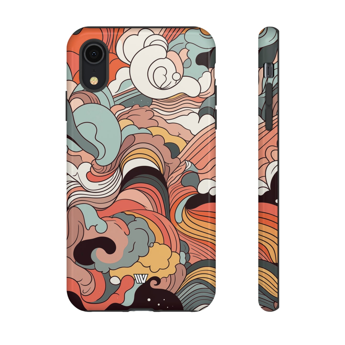 ABSTRACT DOODLE CLOUDS | Tough Phone Case - Trovvve