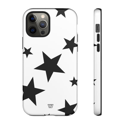 ALL WHITE BOLD STARS | Tough Phone Case