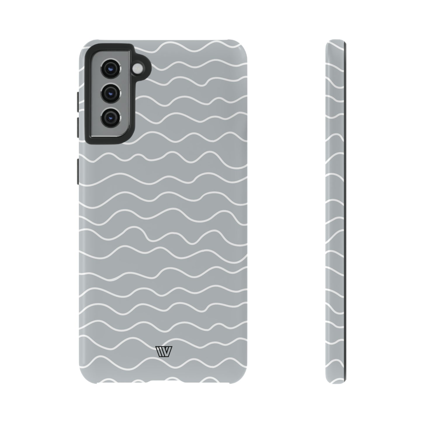 GRAY WAVES | Tough Phone Case