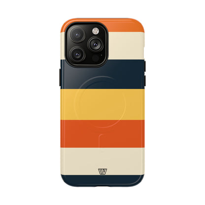 BEACH SUNSET STRIPES | MagSafe Tough iPhone Case