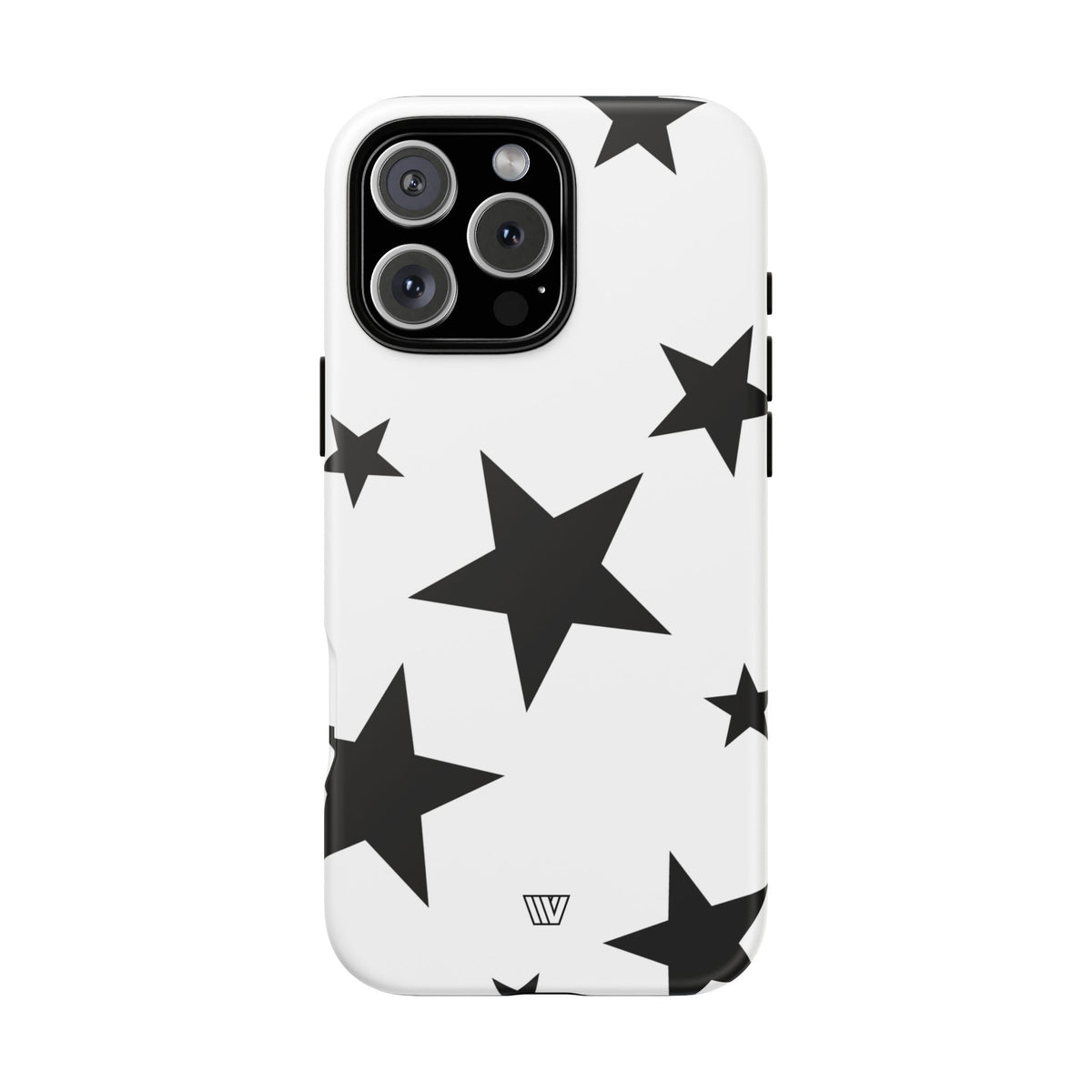 ALL WHITE BOLD STARS | Tough Phone Case