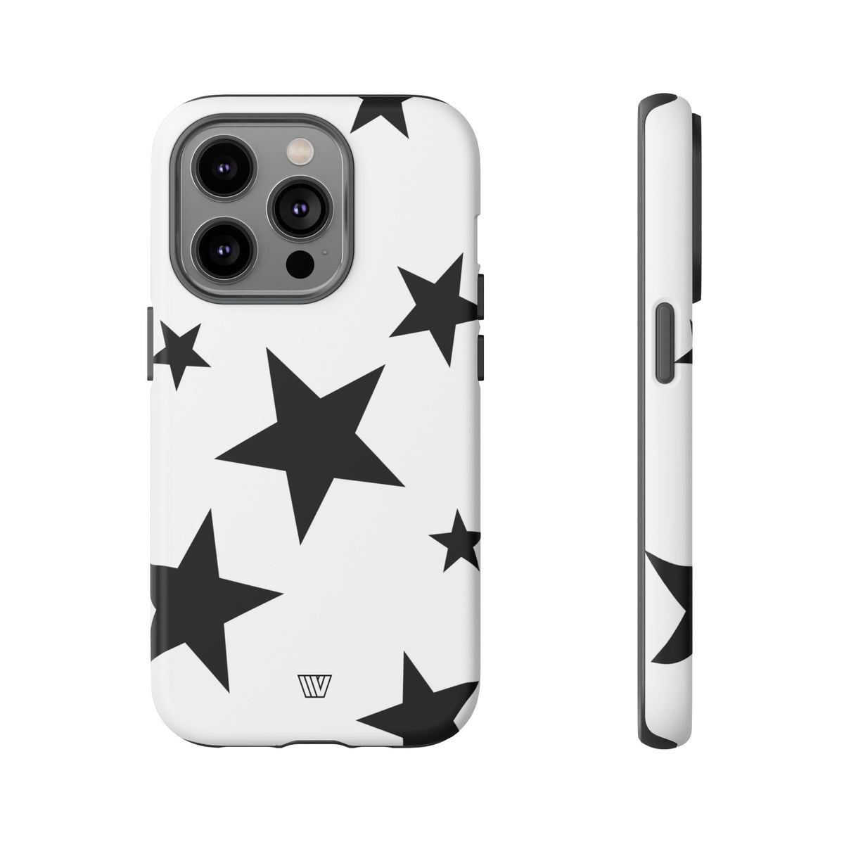 ALL WHITE BOLD STARS | Tough Phone Case