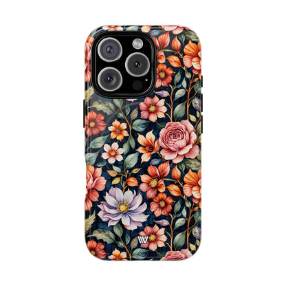 Night Bloom Bouquet MagSafe Tough iPhone Case – iPhone 16 Pro, Glossy