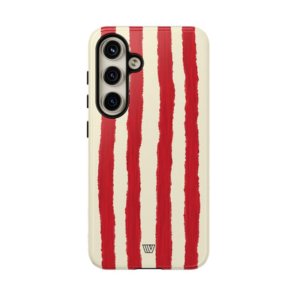 CANDY CANE STRIPE | Tough Phone Case