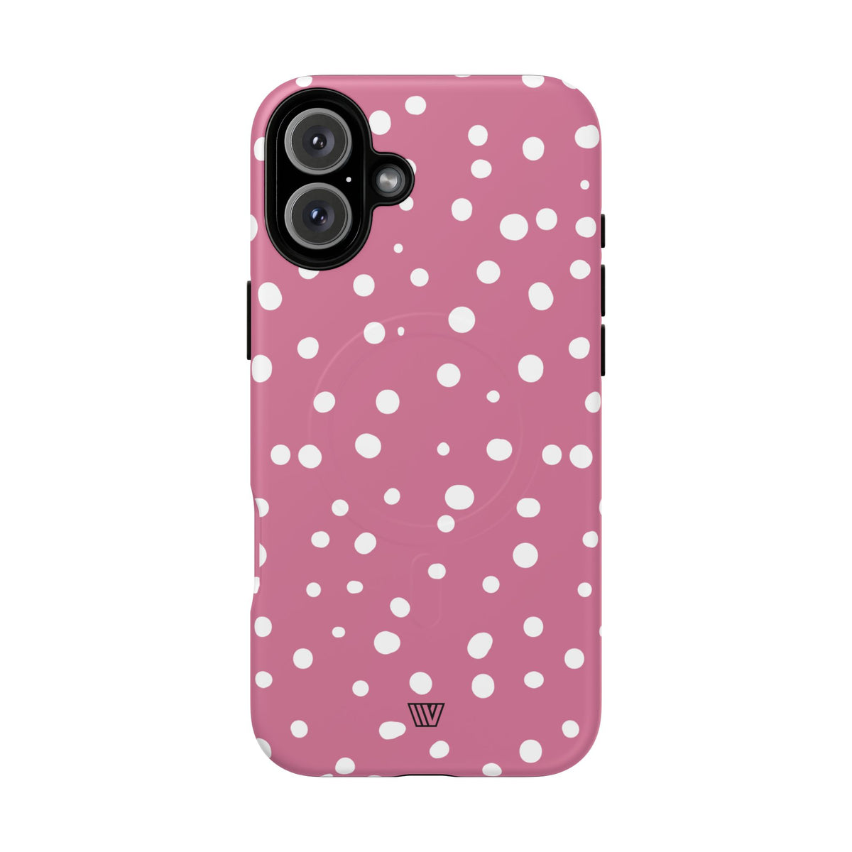 BLUSH RED DOTS | MagSafe Tough iPhone Case