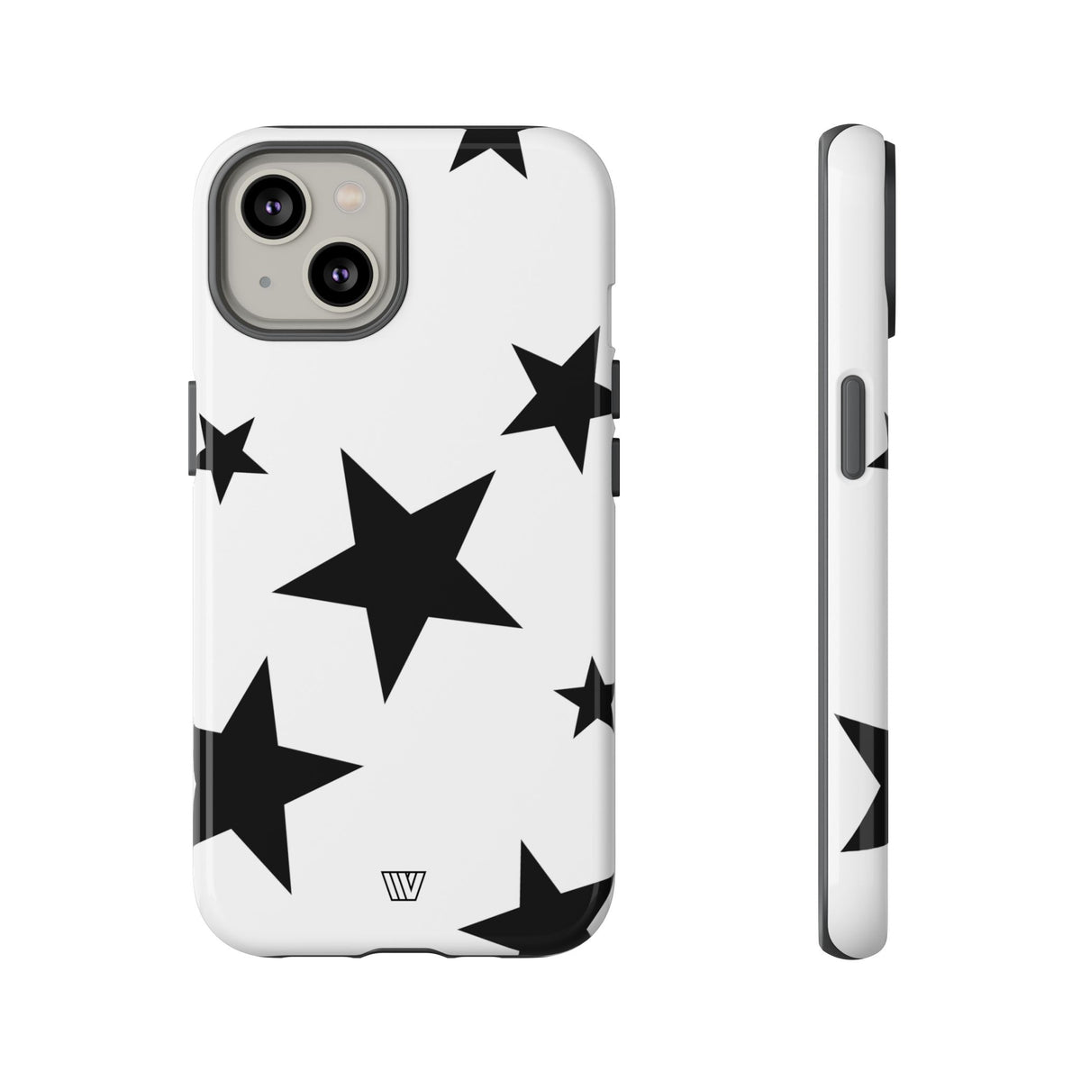 ALL WHITE BOLD STARS | Tough Phone Case