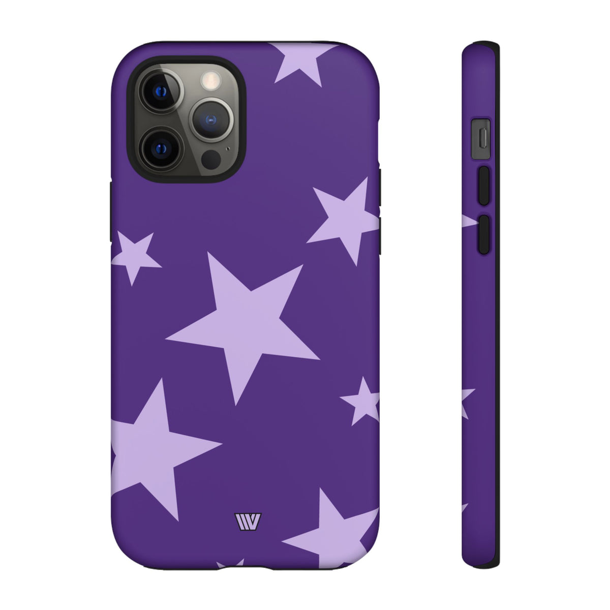 PURPLE BOLD STARS | Tough Phone Case