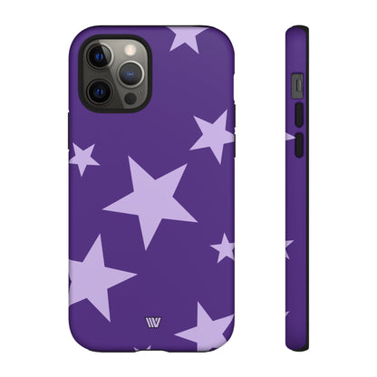 PURPLE BOLD STARS | Tough Phone Case