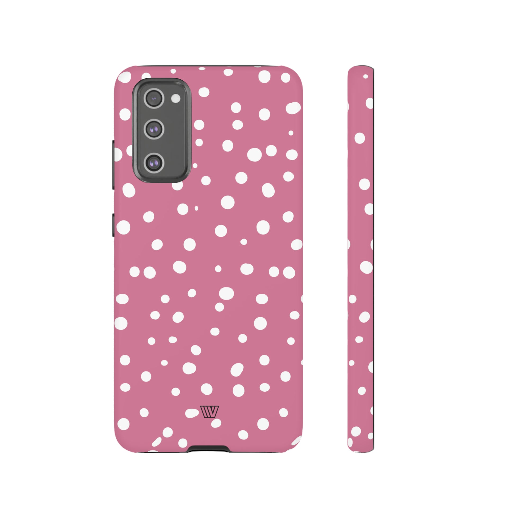 BLUSH RED DOTS | Tough Phone Case - Trovvve