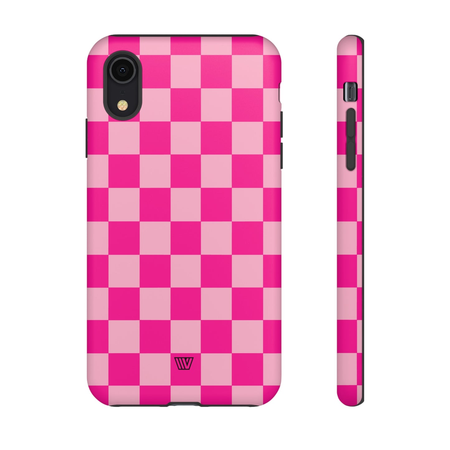 HOT PINK CHECKERBOARD | Tough Phone Case