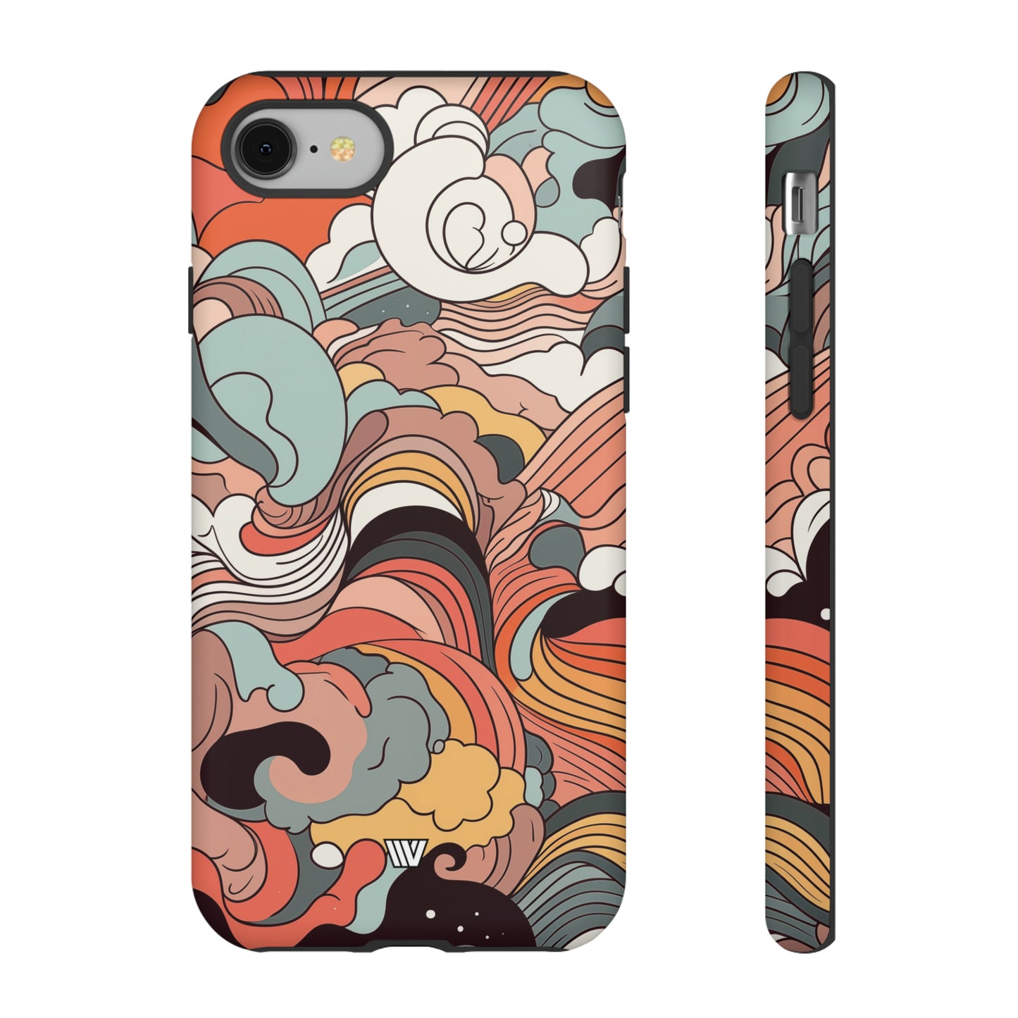 ABSTRACT DOODLE CLOUDS | Tough Phone Case - Trovvve