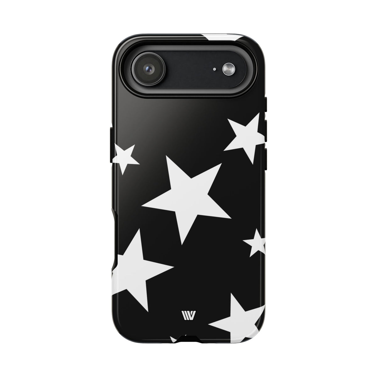 JET BLACK BOLD STARS | Tough Phone Case
