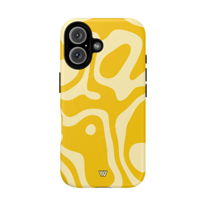 YELLOW SWIRL | MagSafe Tough iPhone Case