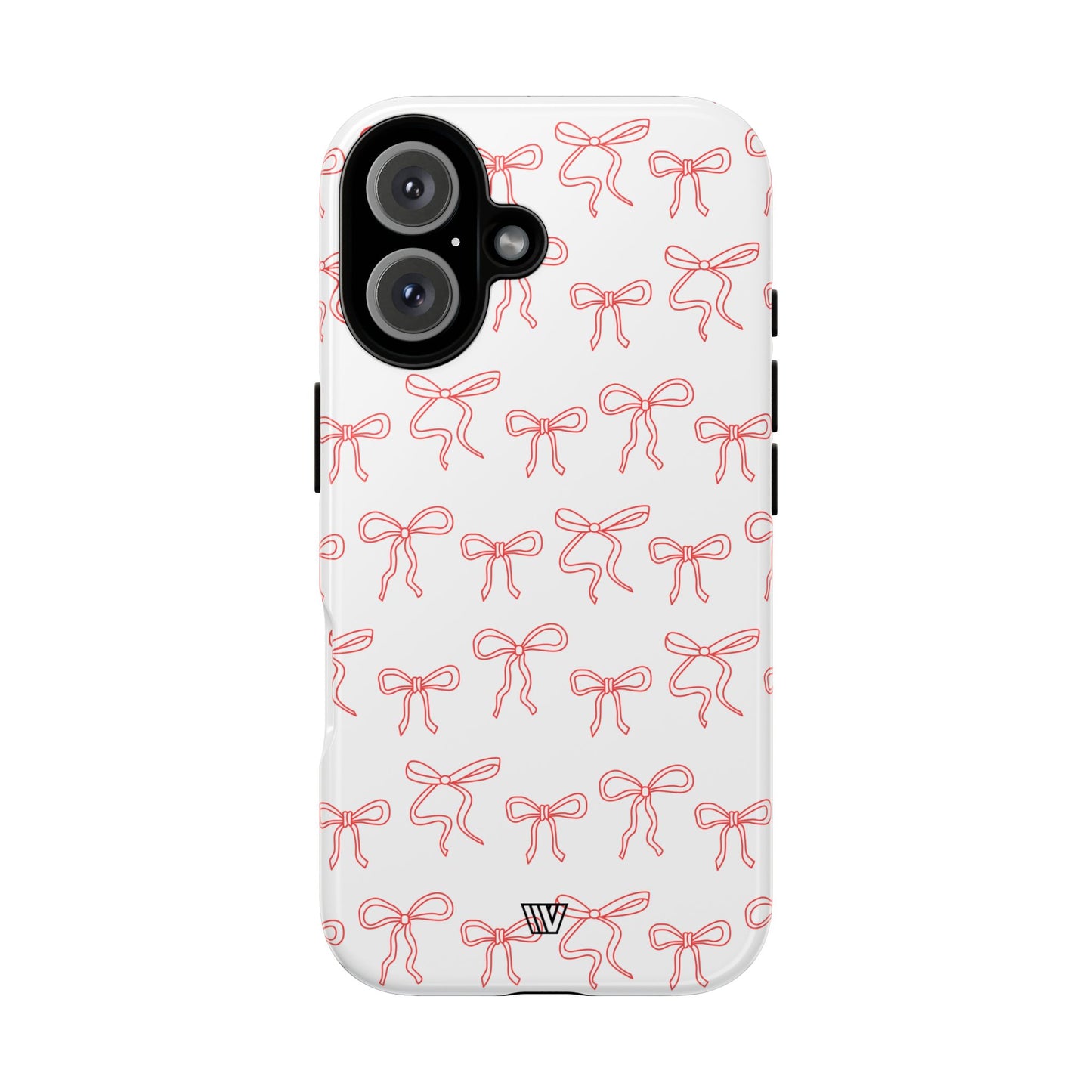 RED RIBBON CHARM | Tough Phone Case