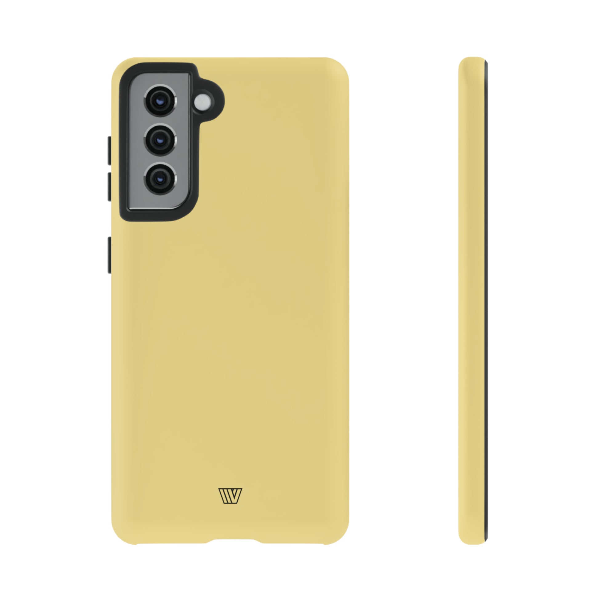 MUTED YELLOW SOLID | Tough Phone Case - Trovvve