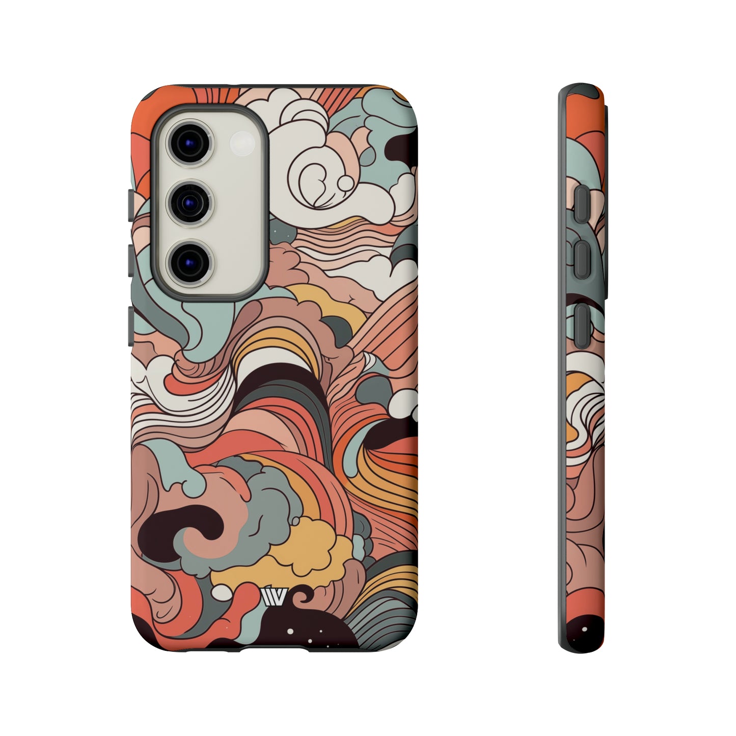 ABSTRACT DOODLE CLOUDS | Tough Phone Case - Trovvve