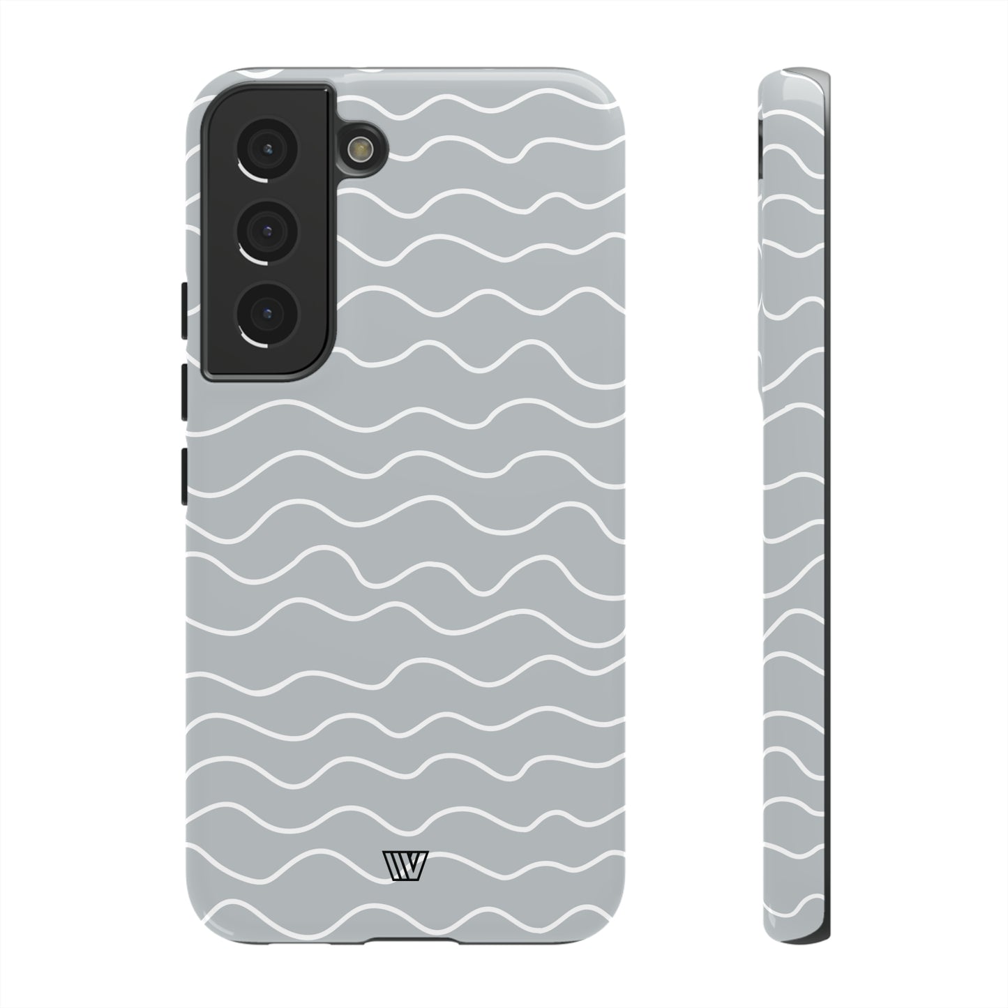 GRAY WAVES | Tough Phone Case