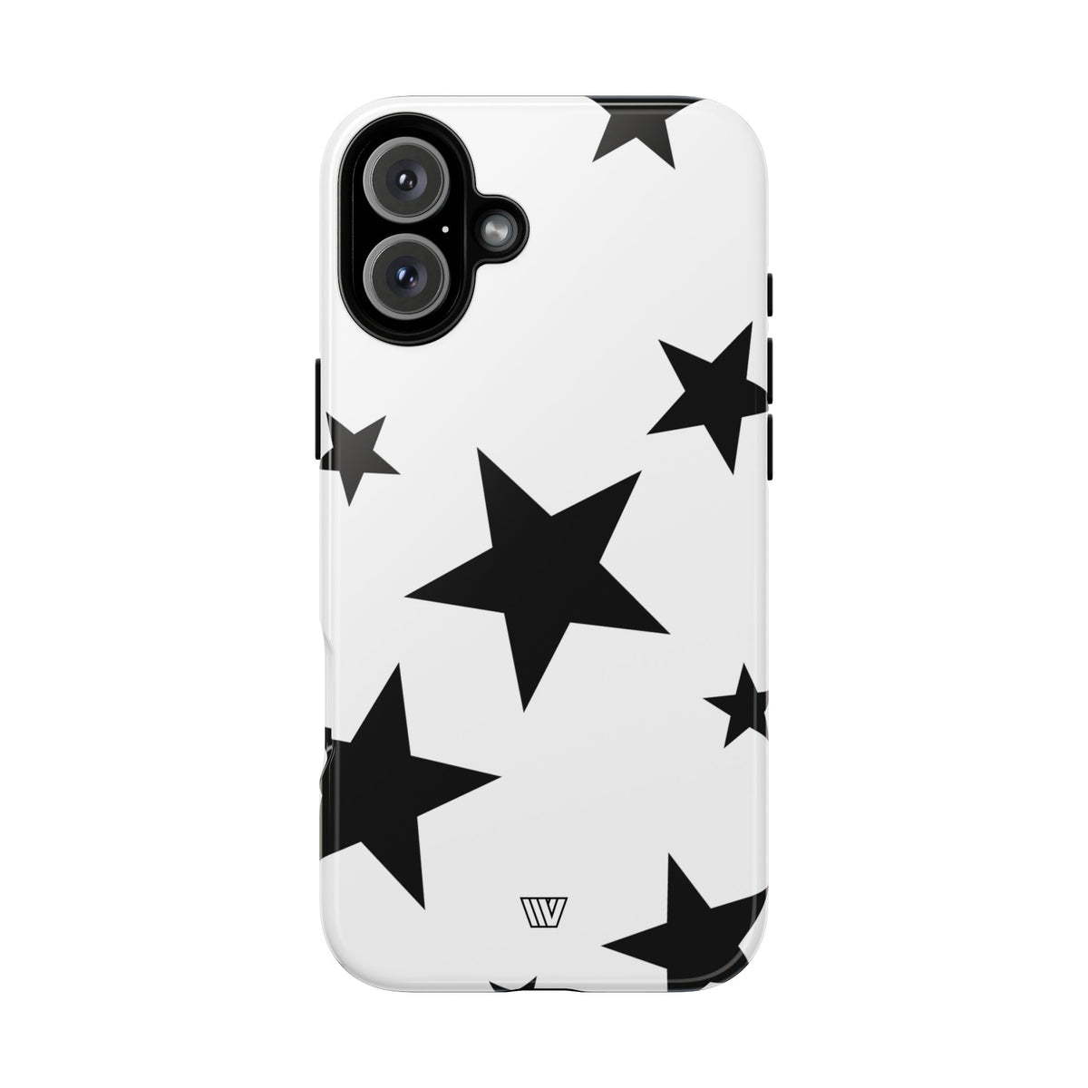 ALL WHITE BOLD STARS | Tough Phone Case