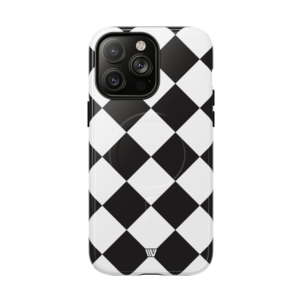 BLACK & WHITE DIAMOND | MagSafe Tough iPhone Case