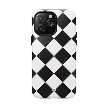 BLACK & WHITE DIAMOND | MagSafe Tough iPhone Case