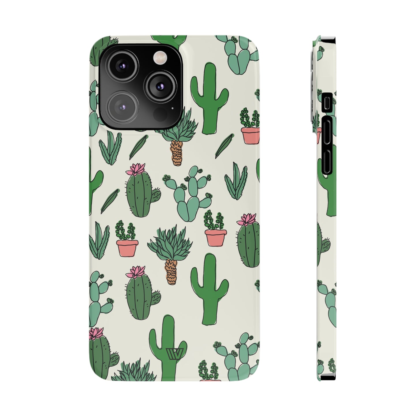 CACTUS DOODLES | Slim iPhone Case - Trovvve