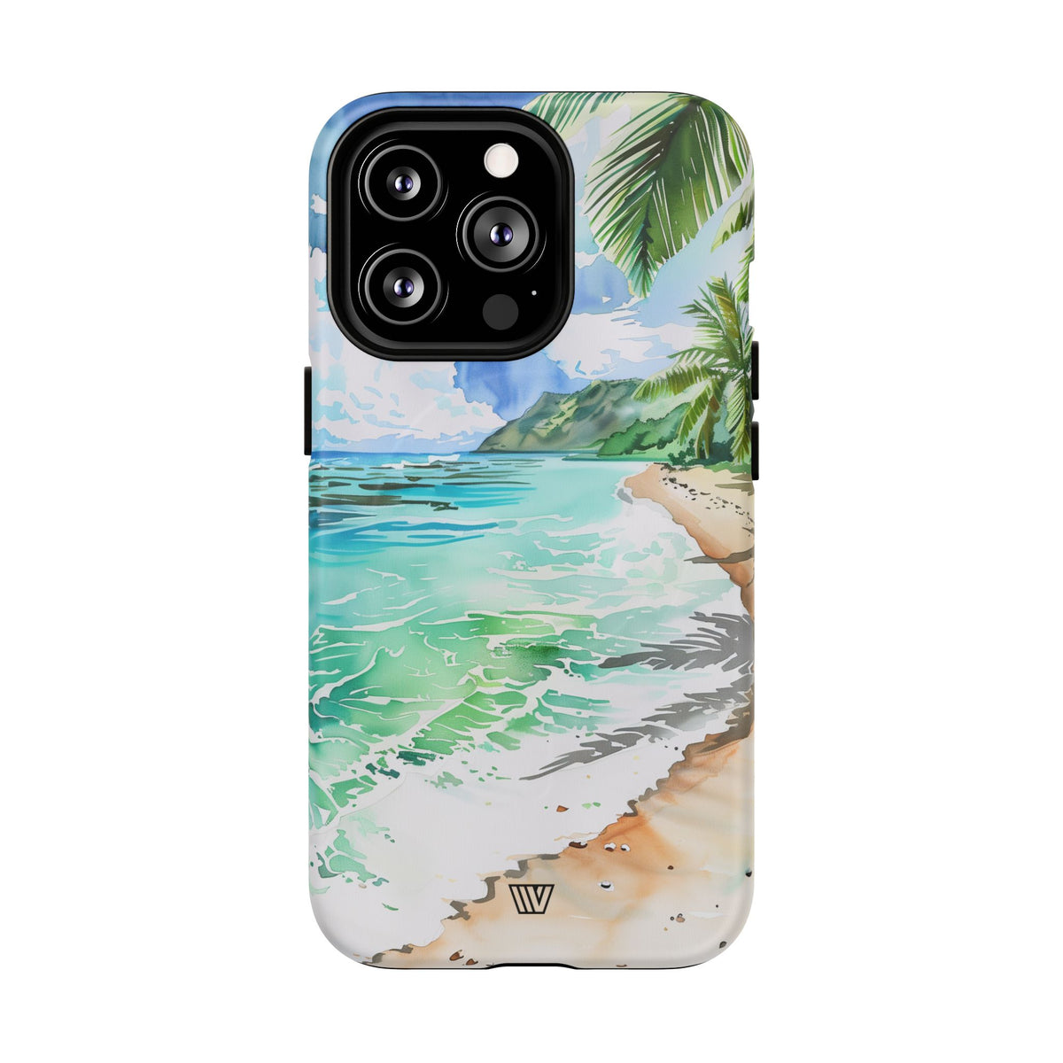 Watercolor Beach MagSafe Tough iPhone Case – iPhone 13 Pro, Matte