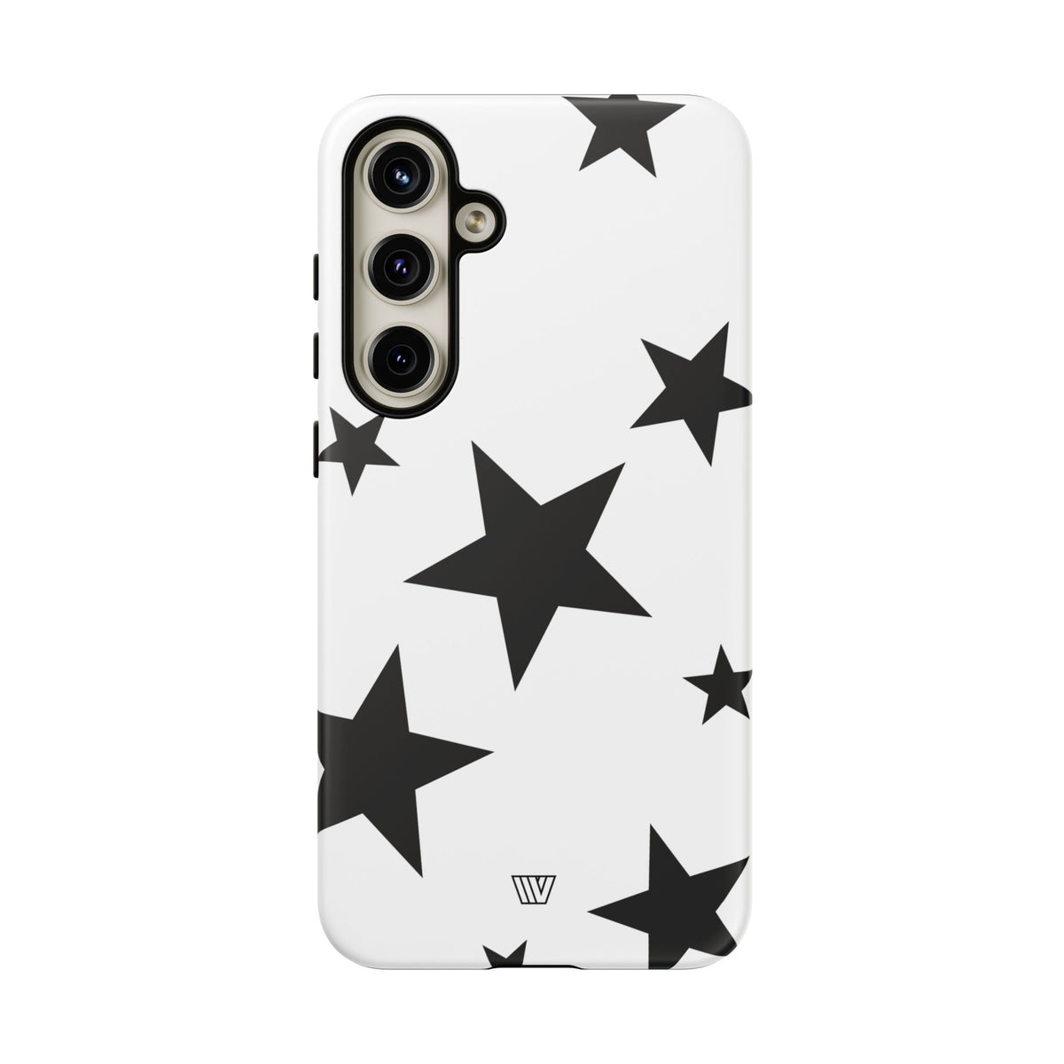 ALL WHITE BOLD STARS | Tough Phone Case