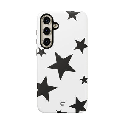 ALL WHITE BOLD STARS | Tough Phone Case