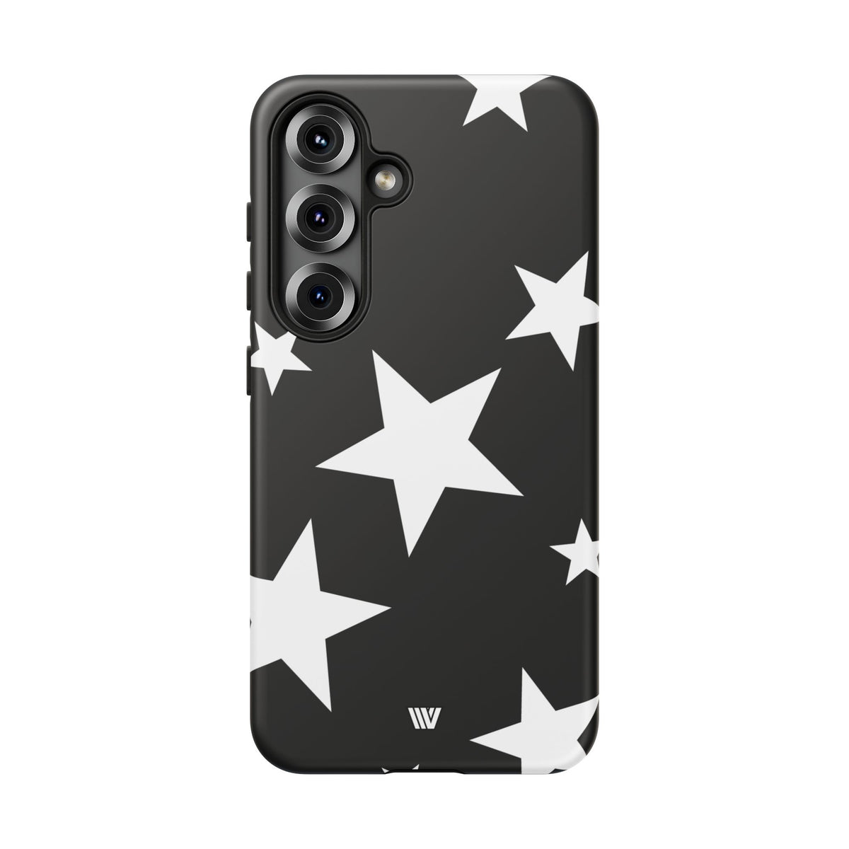 JET BLACK BOLD STARS | Tough Phone Case