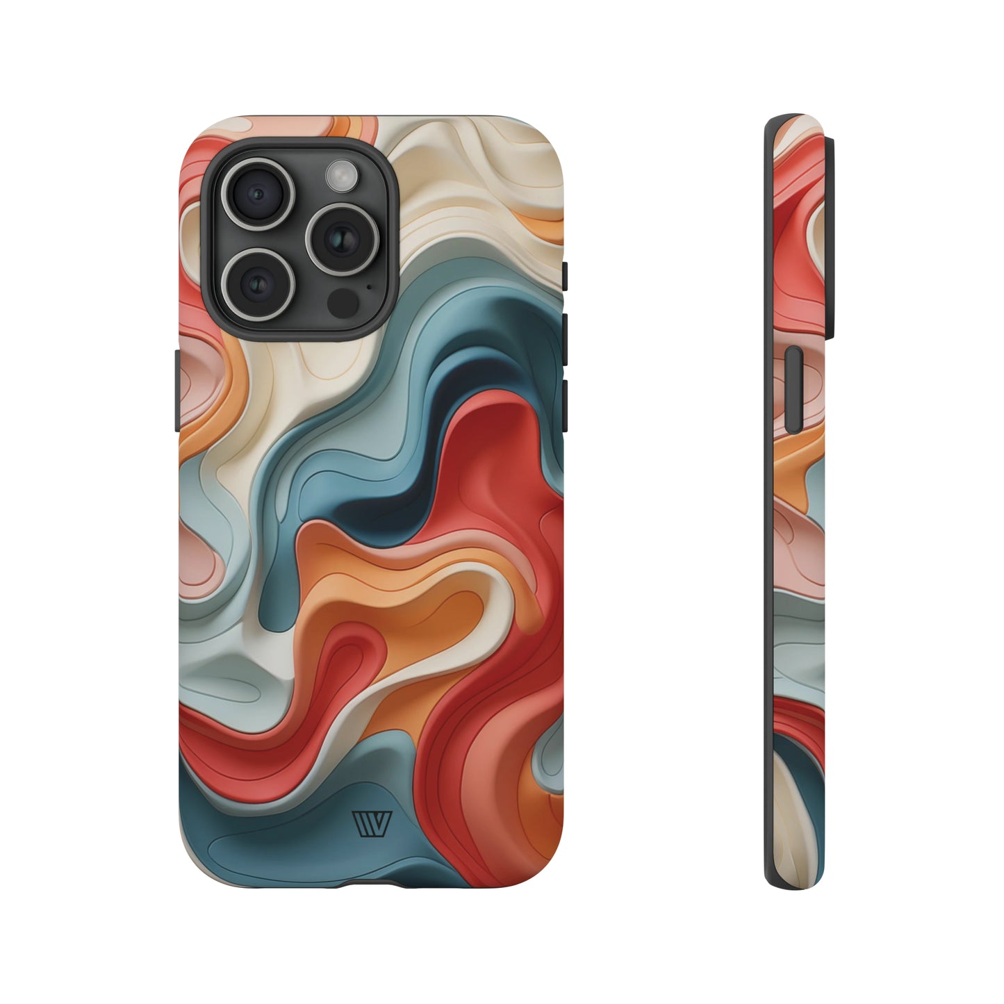 3D COLORFUL CLAY | Tough Phone Case - Trovvve