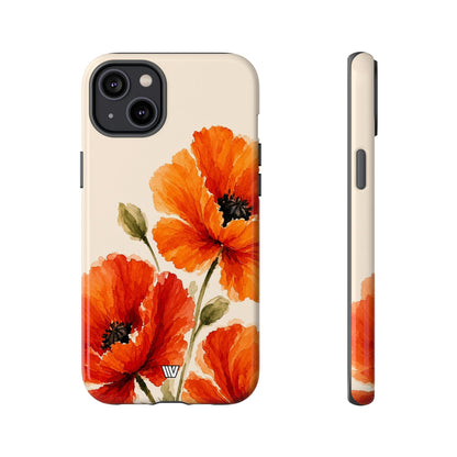 WILD POPPIES | Tough Phone Case
