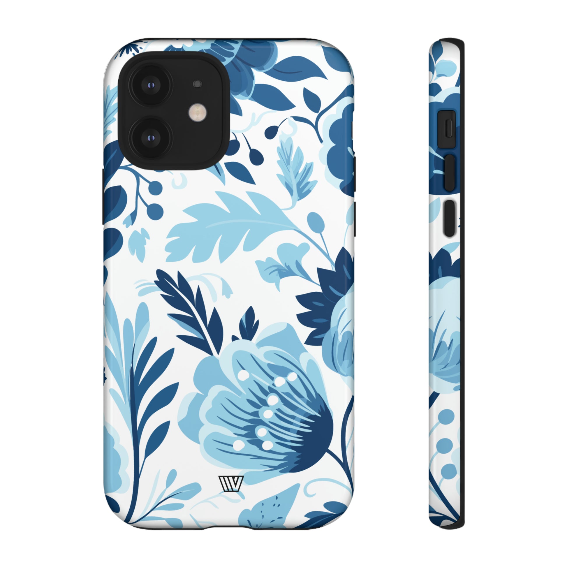 BLUE WHITE FLOWERS | Tough Phone Case - Trovvve