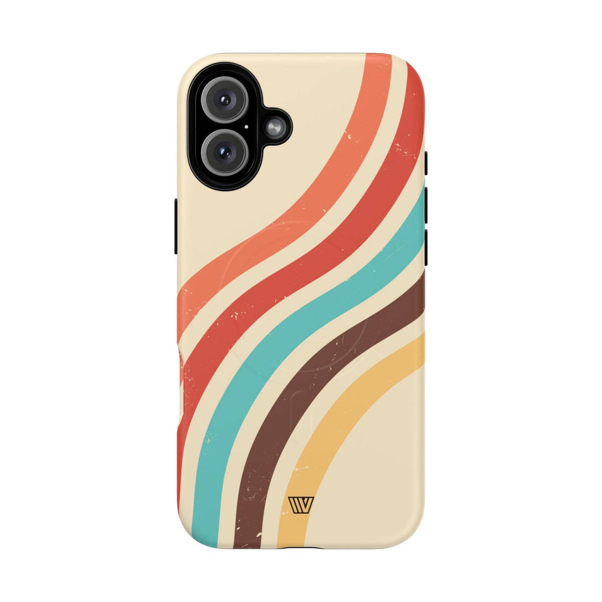 Vintage Stripe MagSafe Tough iPhone Case – iPhone 16 Plus, Matte