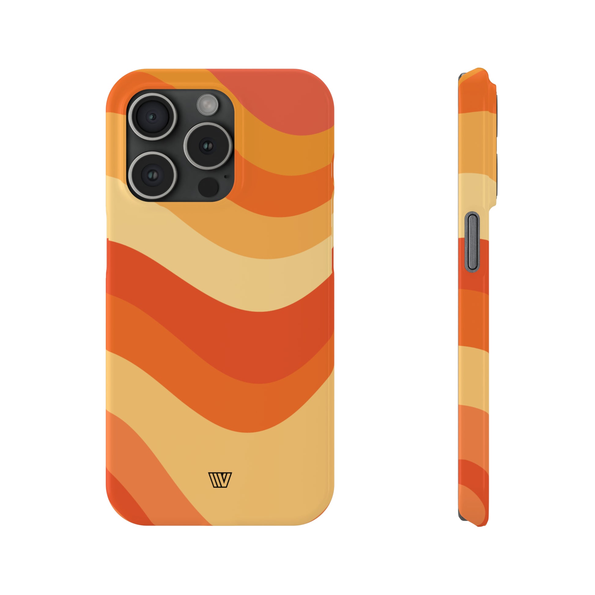 RETRO GROOVY WAVES | Slim iPhone Case - Trovvve