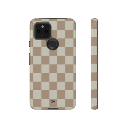 NEUTRAL CHECKERBOARD | Tough Phone Case - Trovvve