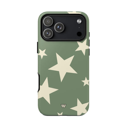 SAGE BOLD STARS | Tough Phone Case