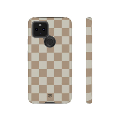 NEUTRAL CHECKERBOARD | Tough Phone Case - Trovvve