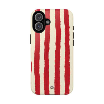 CANDY CANE STRIPE | Tough Phone Case