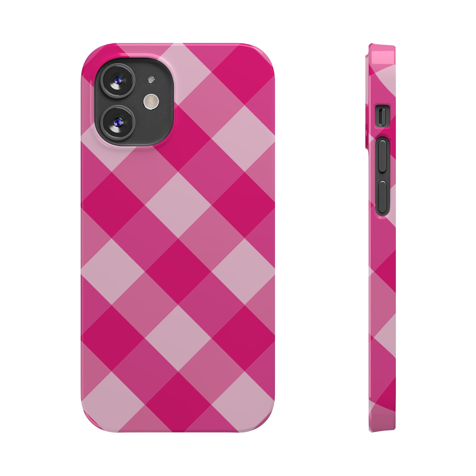 HOT PINK CLOTH Pattern  | Slim iPhone Case - Trovvve