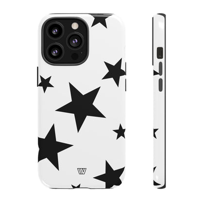 ALL WHITE BOLD STARS | Tough Phone Case