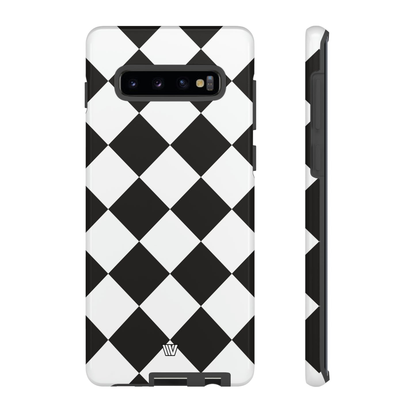 BLACK & WHITE DIAMOND | Tough Phone Case - Trovvve