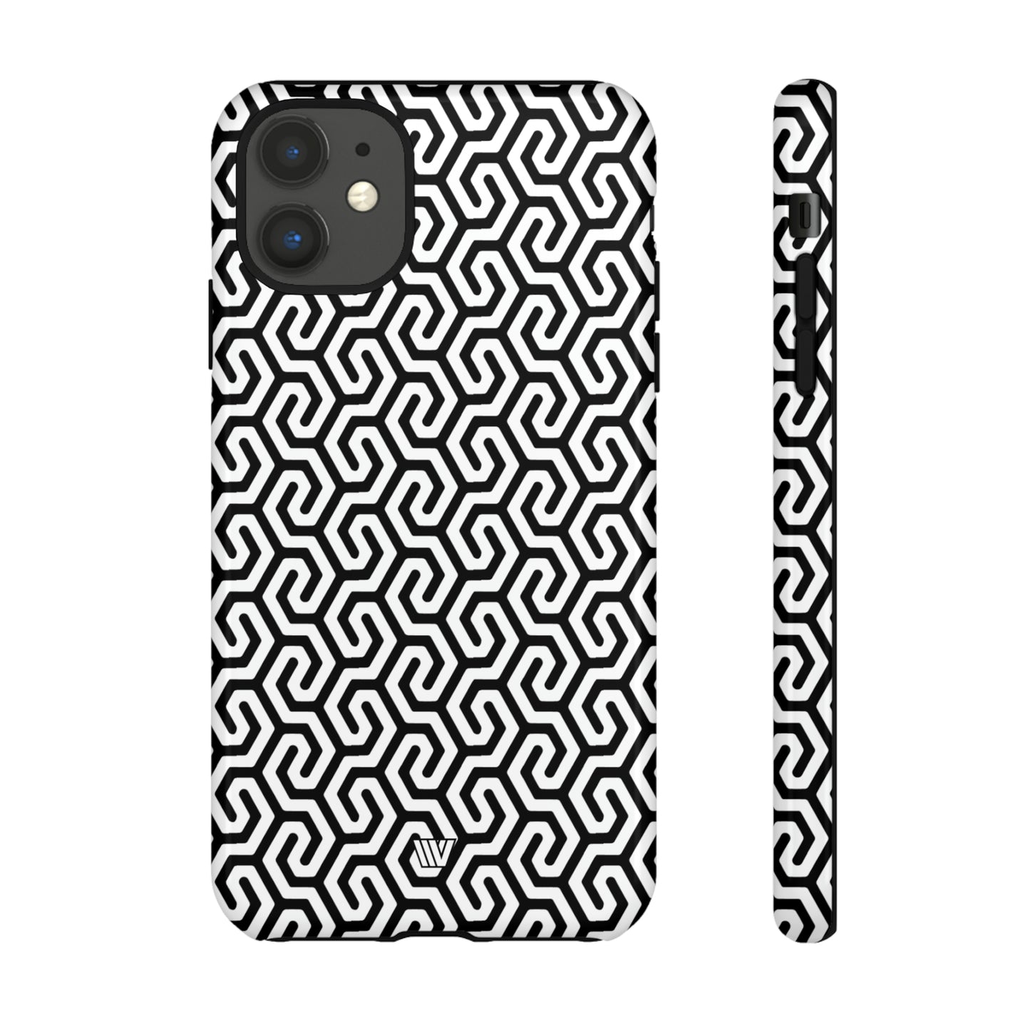 ABSTRACT INTERLOCKING PATTERN | Tough Phone Case