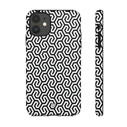 ABSTRACT INTERLOCKING PATTERN | Tough Phone Case