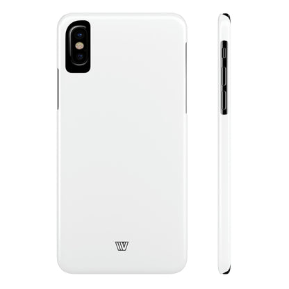 ALL WHITE | Slim iPhone Case