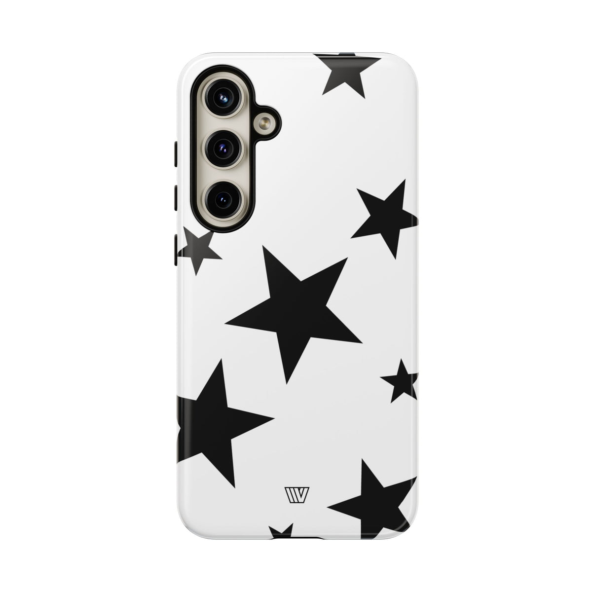 ALL WHITE BOLD STARS | Tough Phone Case