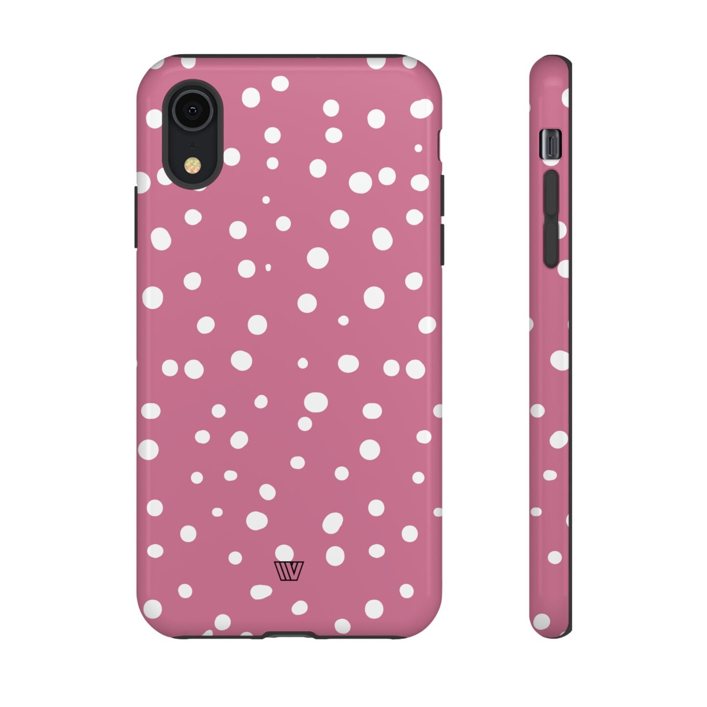 BLUSH RED DOTS | Tough Phone Case - Trovvve