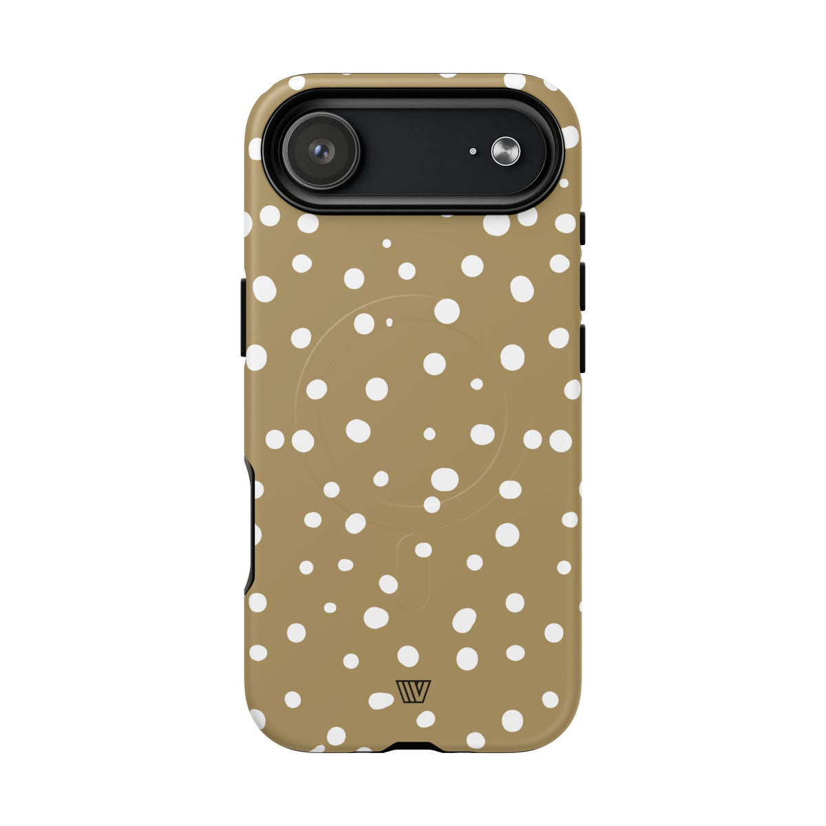 Dark Beige Dots MagSafe Tough iPhone Case – iPhone 17 Air, Matte