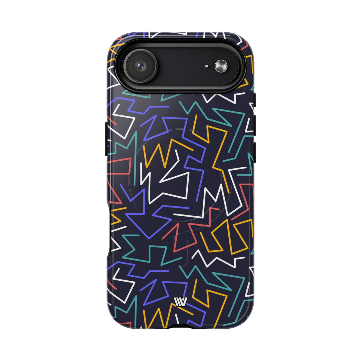 Zigzag Night MagSafe Tough iPhone Case – iPhone 17 Air, Glossy