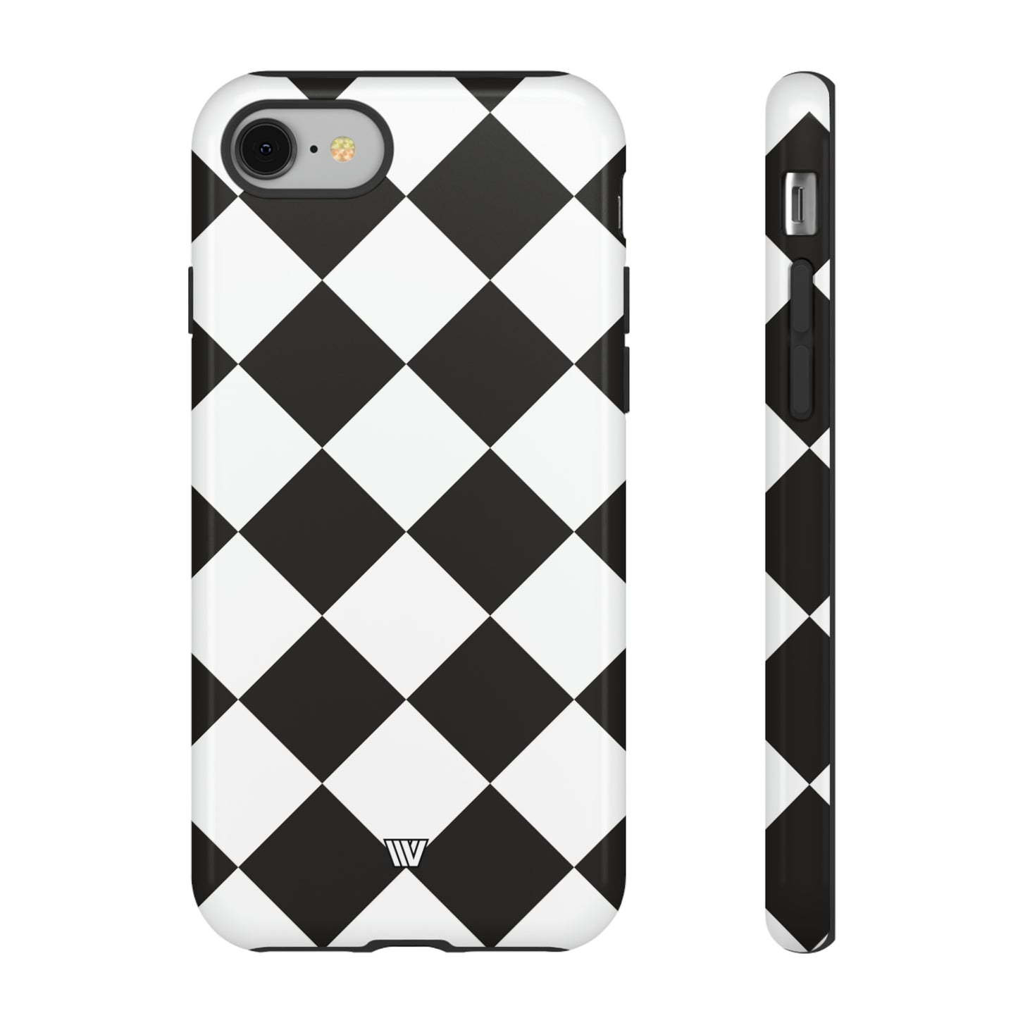 BLACK & WHITE DIAMOND | Tough Phone Case - Trovvve