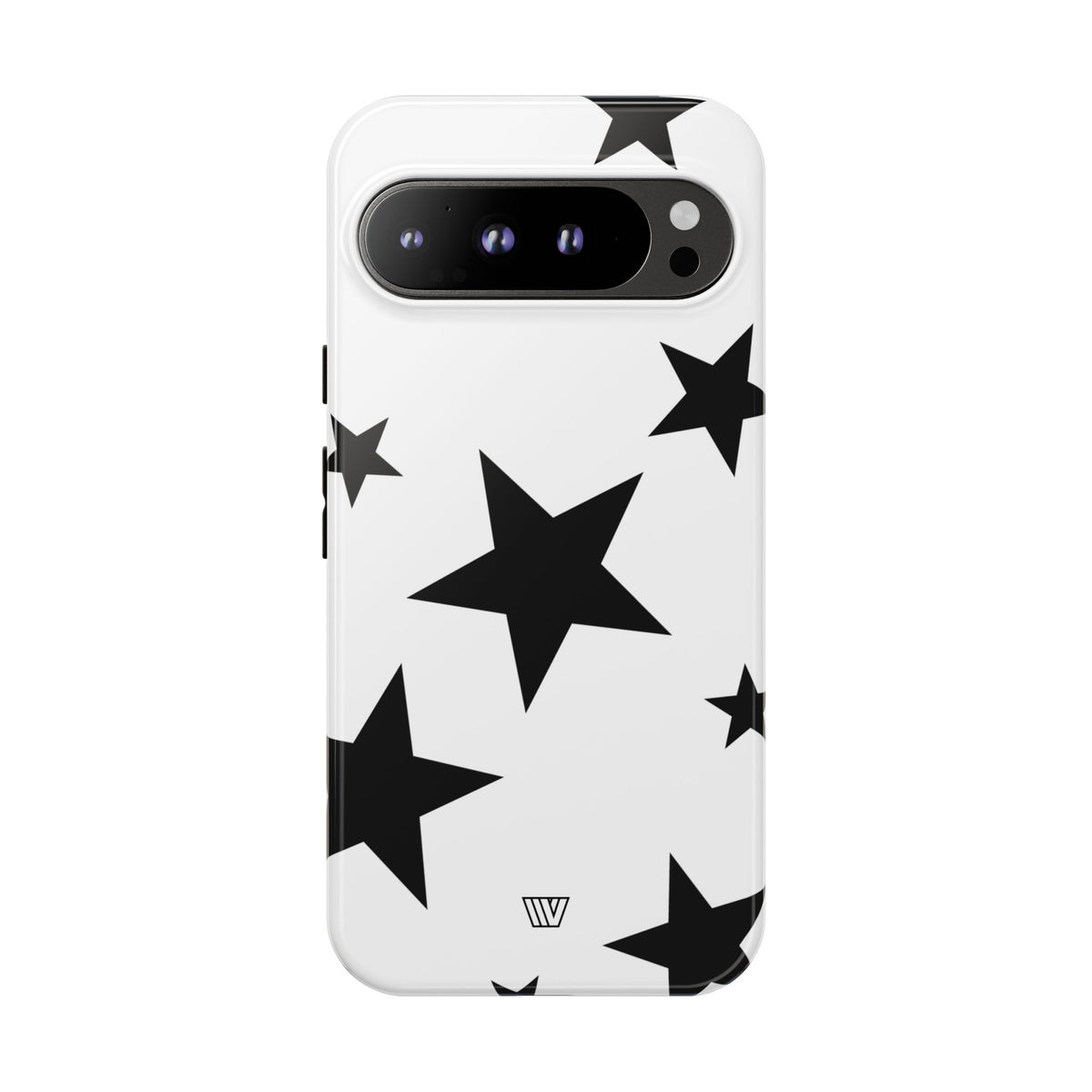 ALL WHITE BOLD STARS | Tough Phone Case